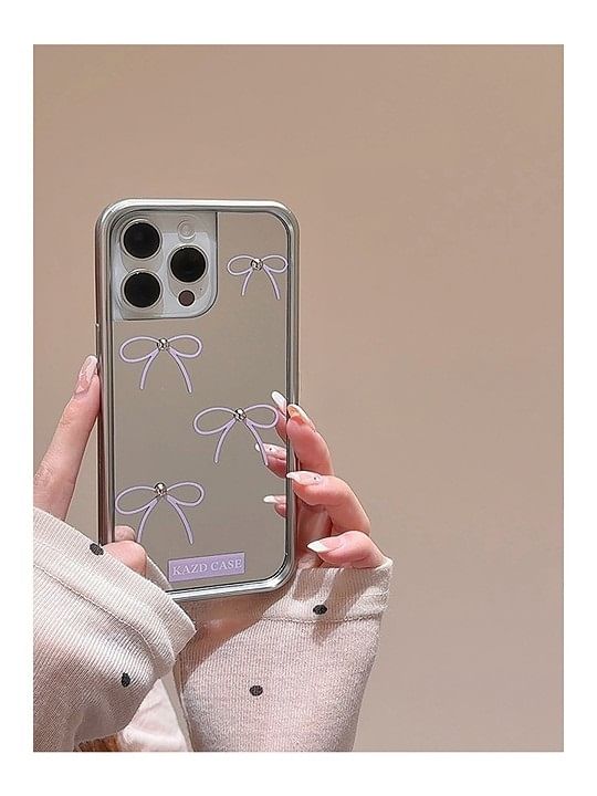 Case Mirrored Phone Bow