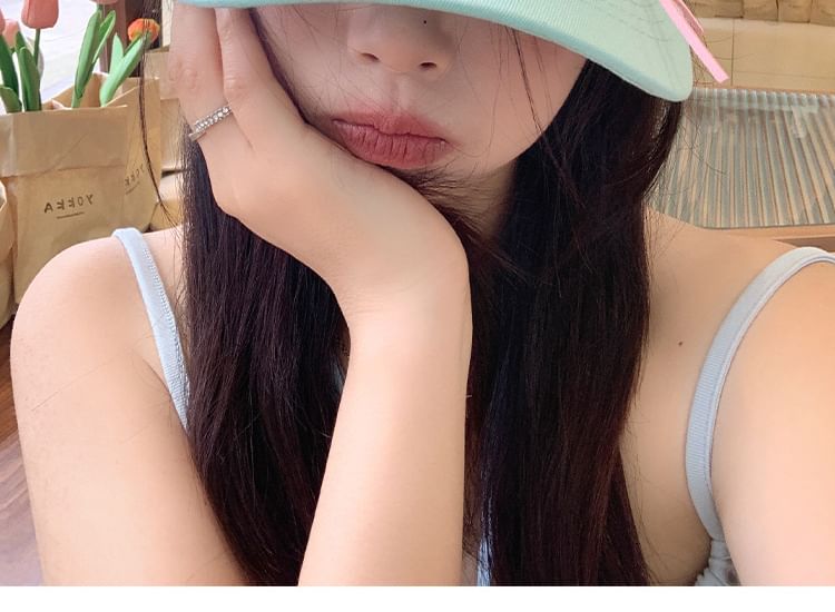 Heart Applique Cap Baseball