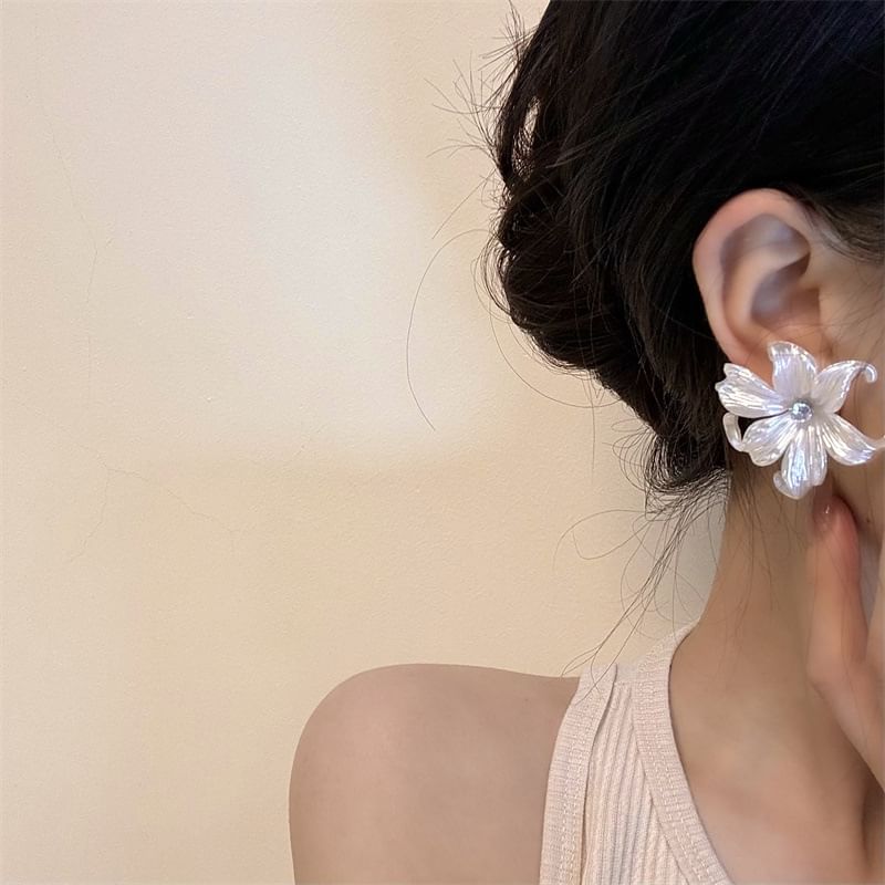 Floral Earring / Stud Dangle Alloy