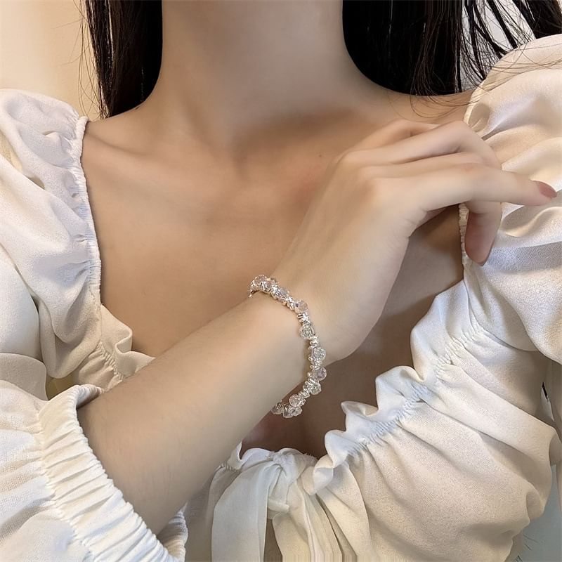 Alloy Crystal Bracelet Faux