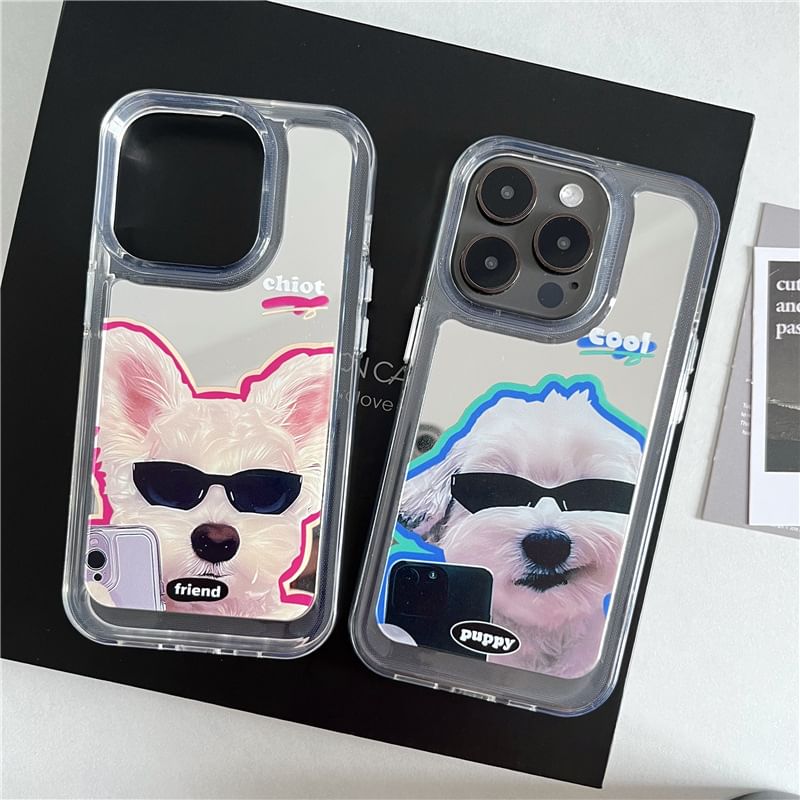 Case Dog Mirrored Phone