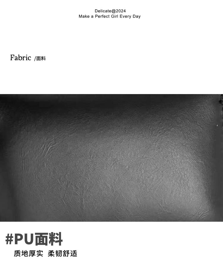 Faux Plain Bag Leather Crossbody