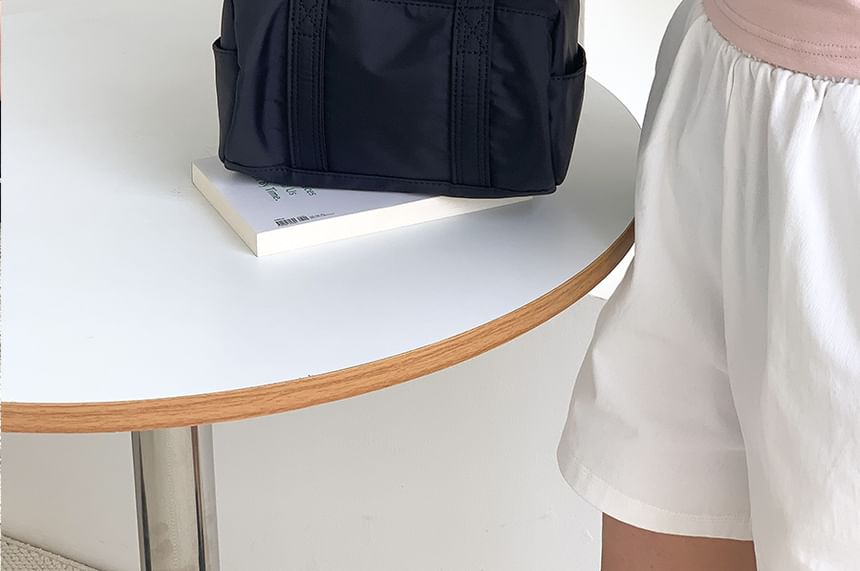 Crossbody Handle Bag Nylon Plain Top