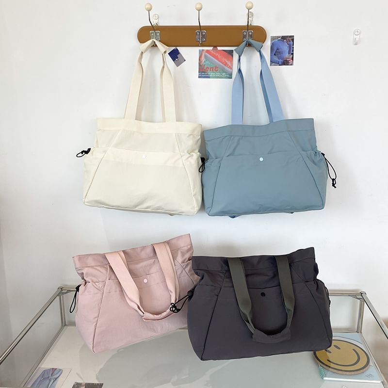 Bag Plain Tote Zip