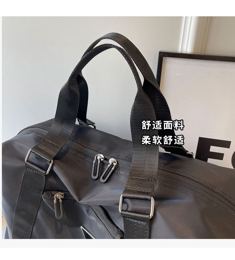 Bag Plain Travel Duffel Zip