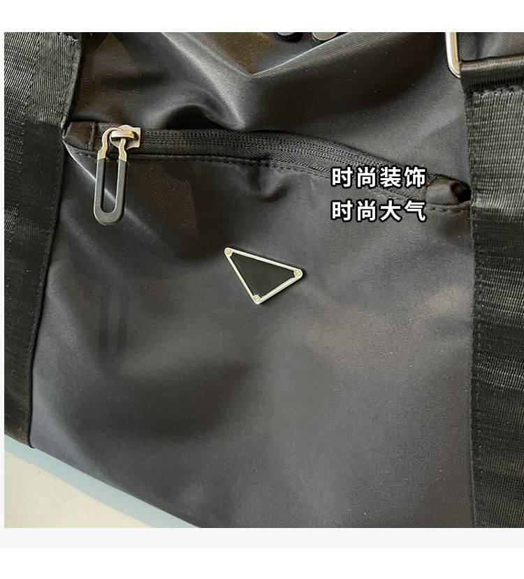 Bag Plain Travel Duffel Zip