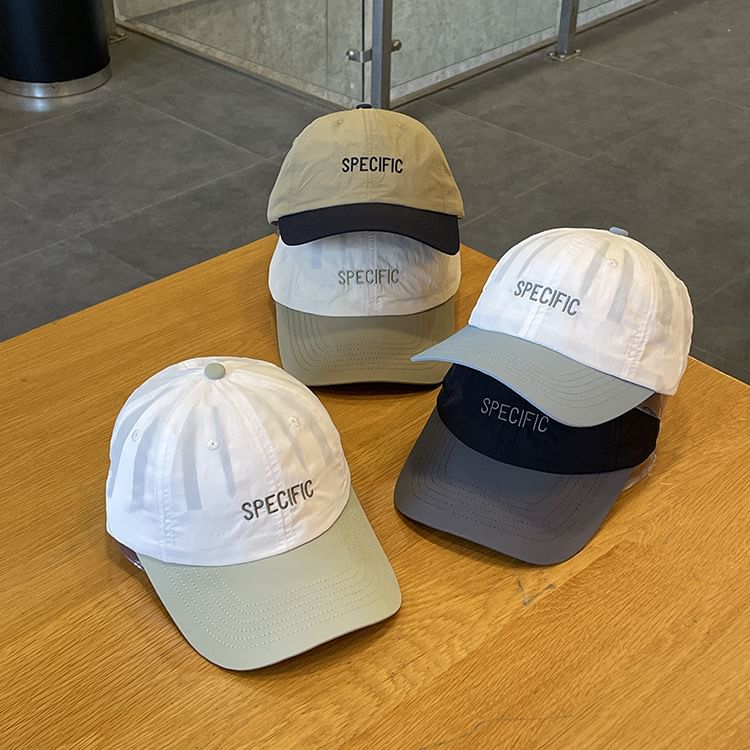 Lettering Baseball Cap