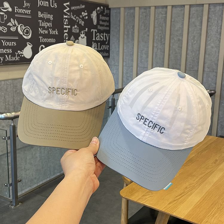 Lettering Baseball Cap