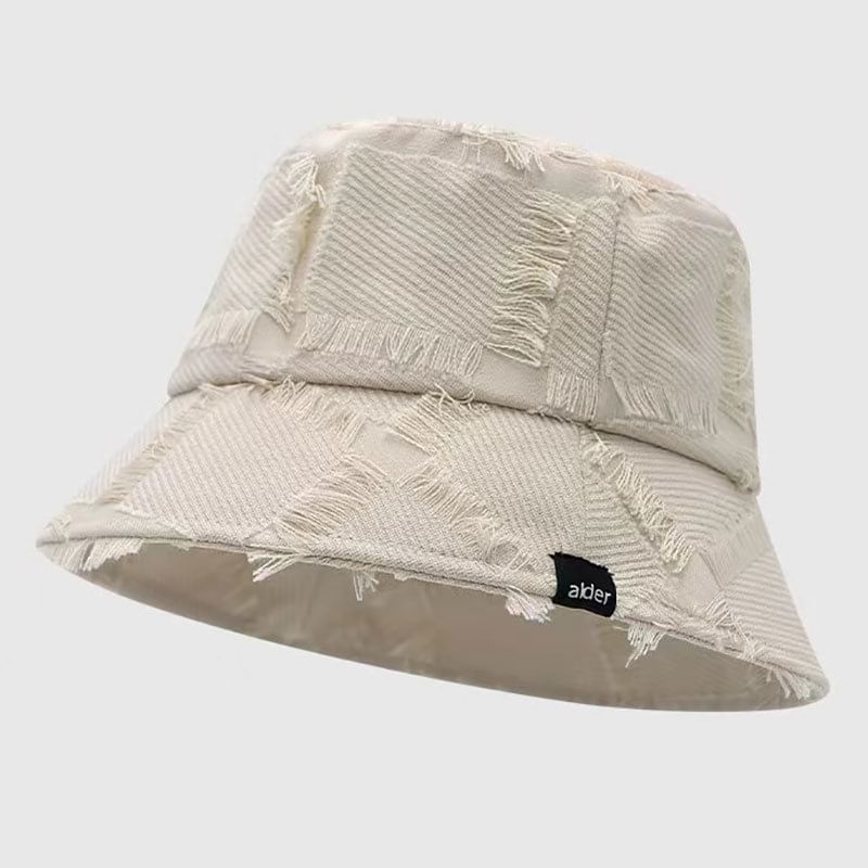 Frayed Bucket Distressed Edge Hat