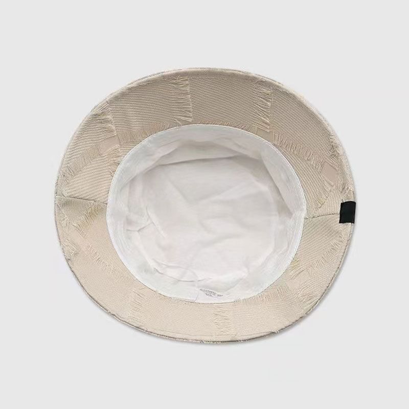 Frayed Bucket Distressed Edge Hat