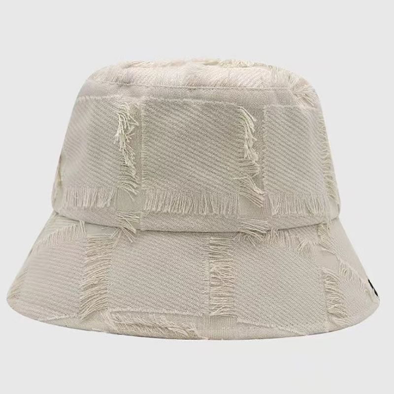 Frayed Bucket Distressed Edge Hat