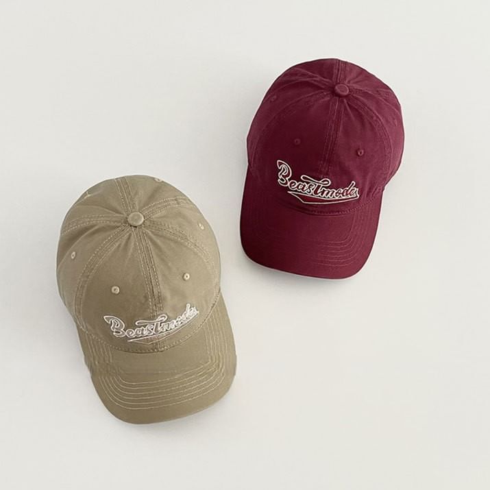 Baseball Lettering Embroidered Cap