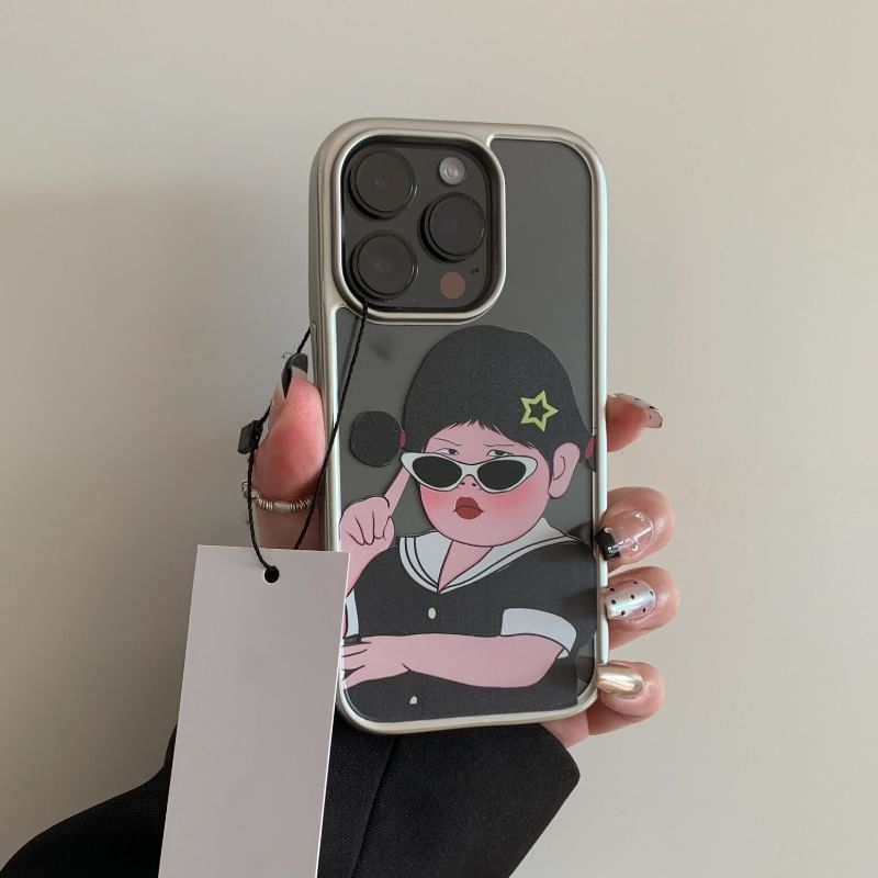 Phone Girl Case Cartoon