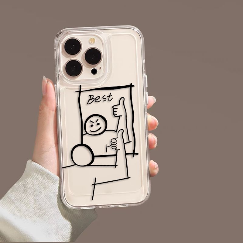 Case Phone Mirrored Cartoon