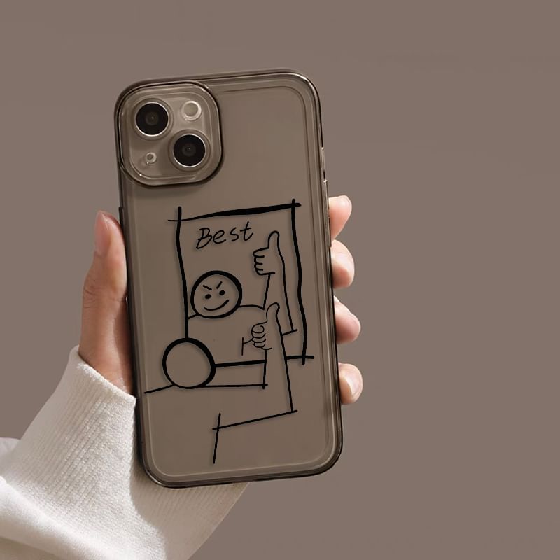 Case Phone Mirrored Cartoon