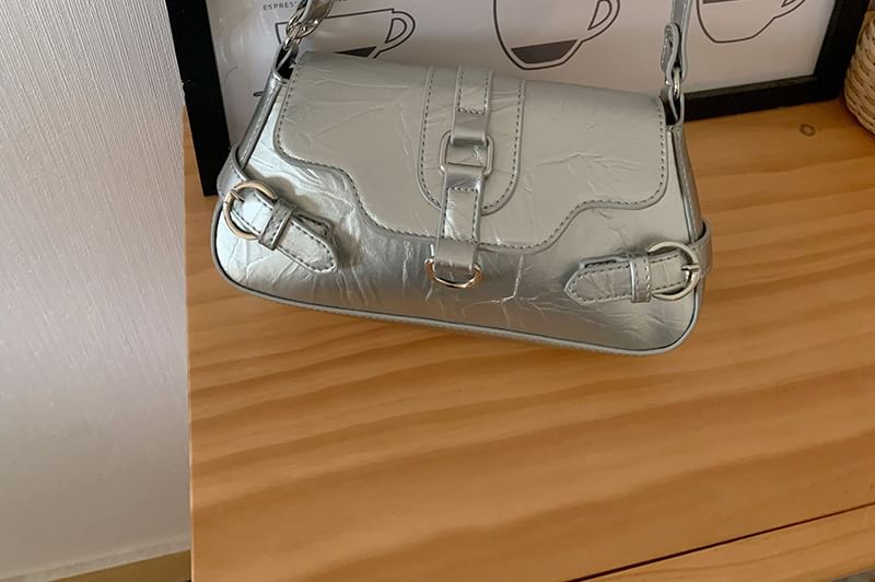 Flap Bag Shoulder Buckled