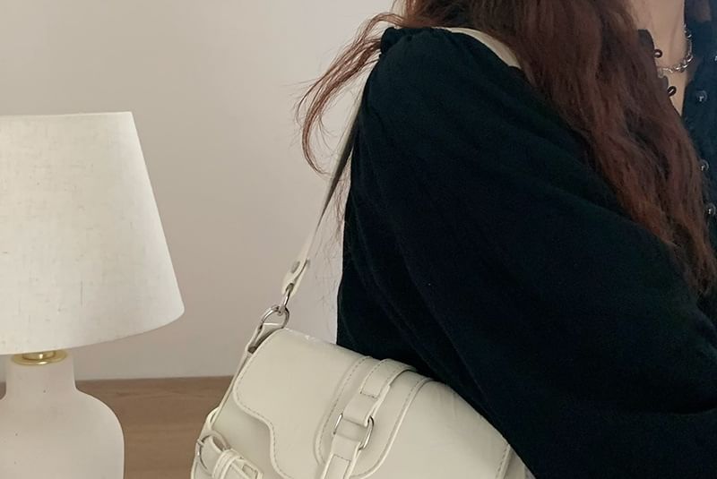 Flap Bag Shoulder Buckled