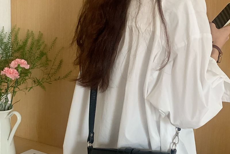 Flap Bag Shoulder Buckled