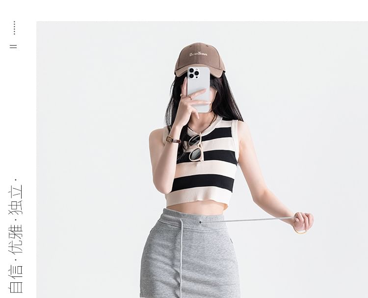 Pencil Skirt Mini Plain Drawstring Waist