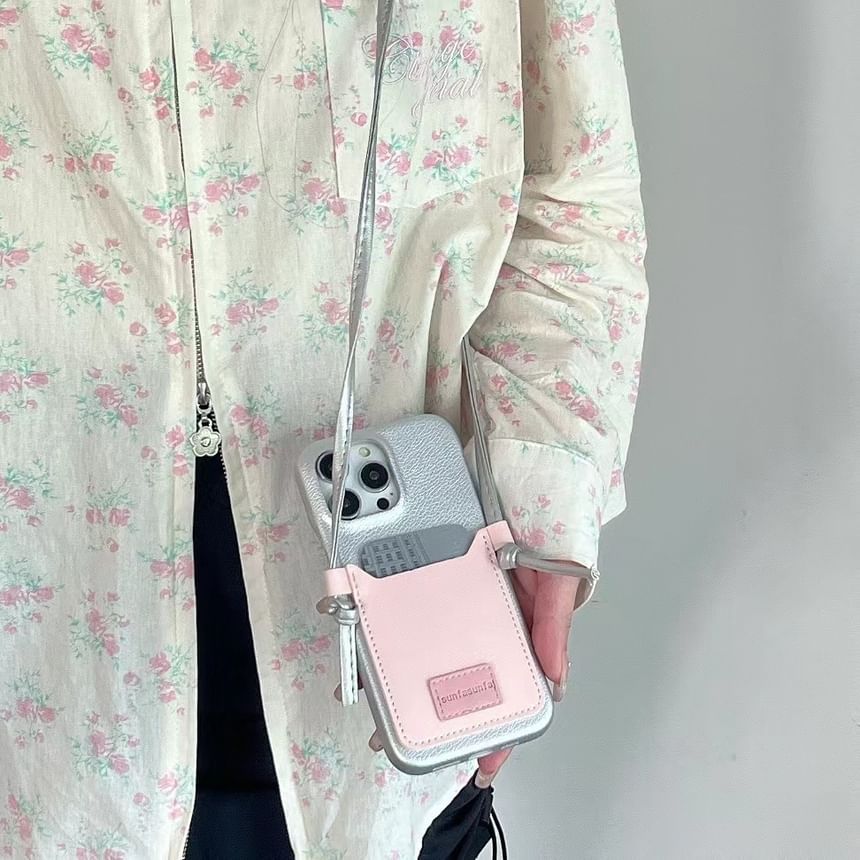 Phone Case Card Lanyard Holder