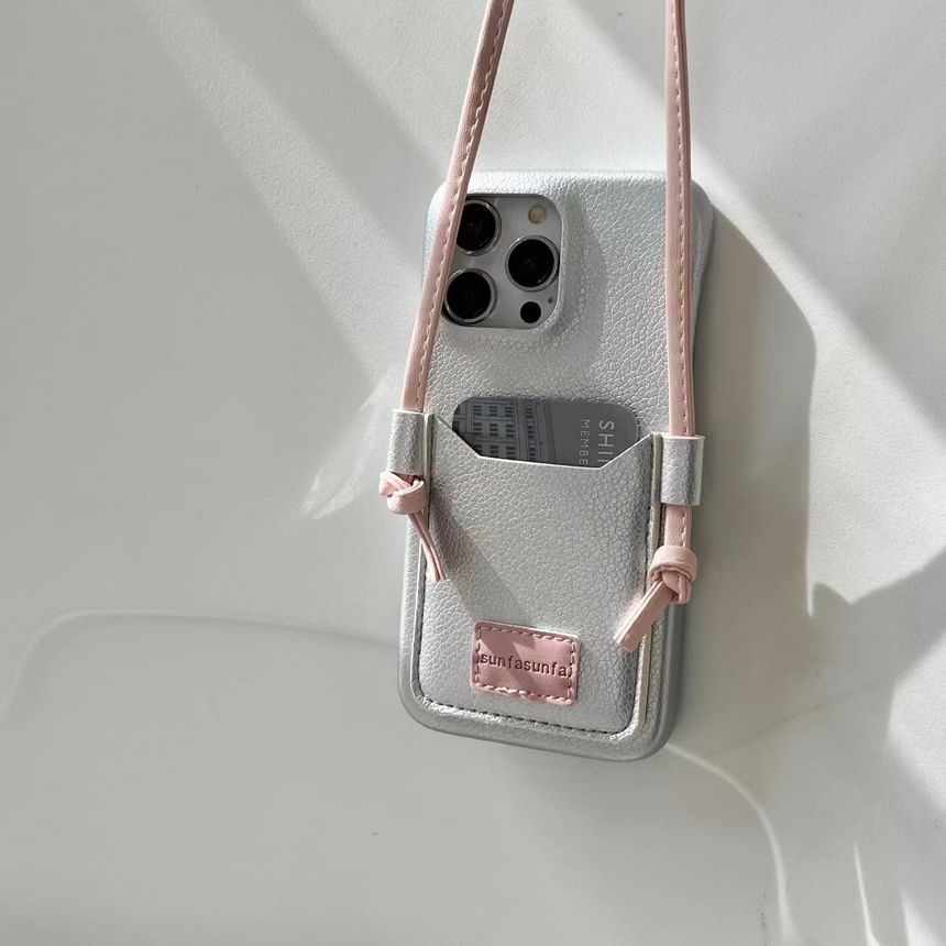 Phone Case Card Lanyard Holder