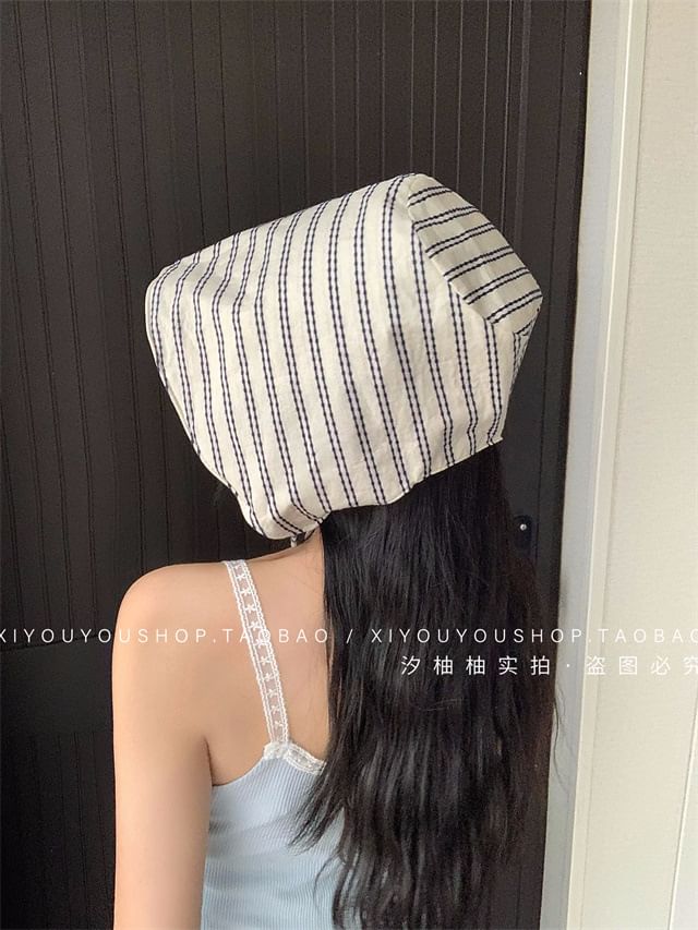 Striped Hat Bonnet
