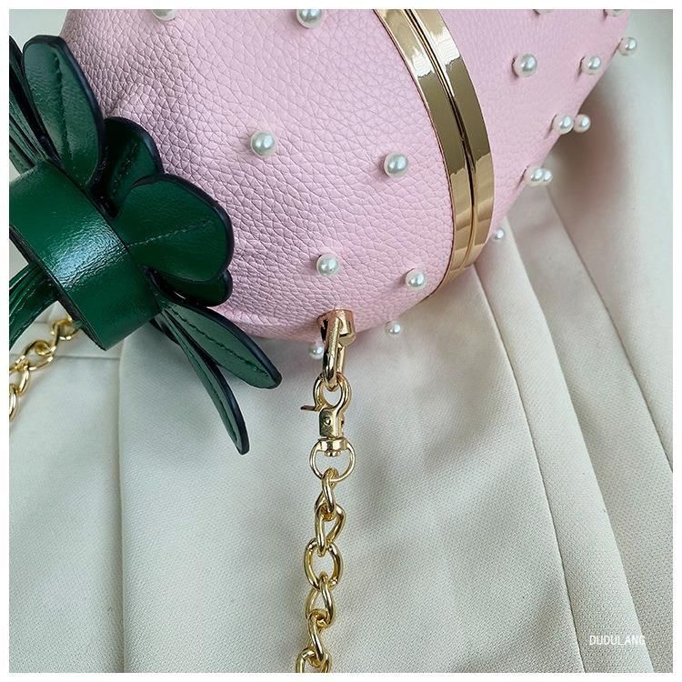 Strawberry Bag Strap Bucket Chain