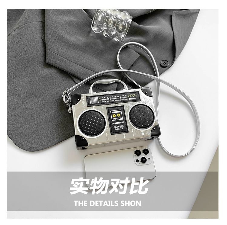 Bag Handle Top Radio Box Crossbody
