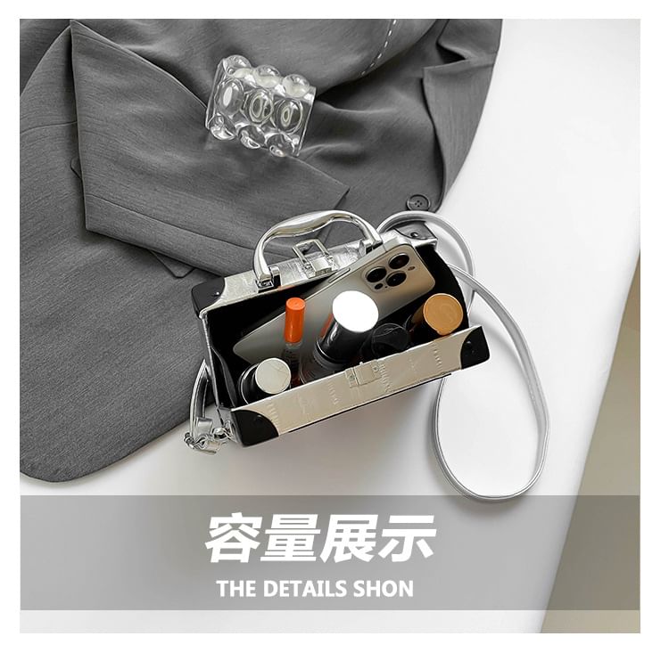 Bag Handle Top Radio Box Crossbody