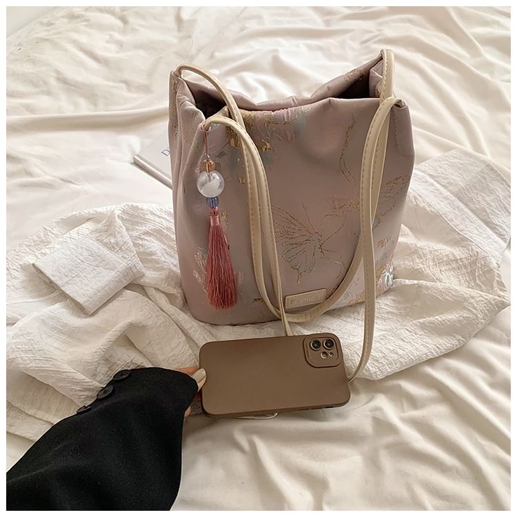 Jacquard Bag Bucket Butterfly