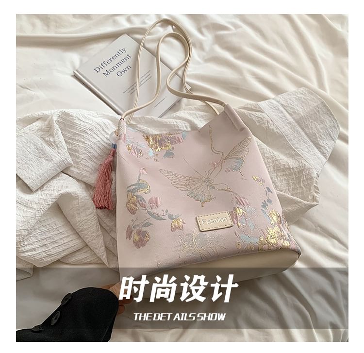 Jacquard Bag Bucket Butterfly