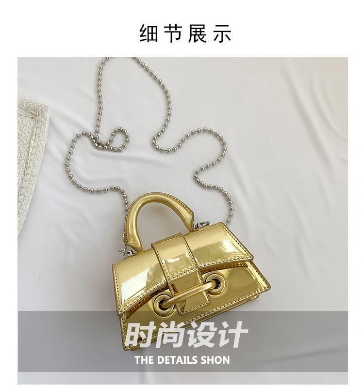 Flap Beaded Bag Crossbody Strap