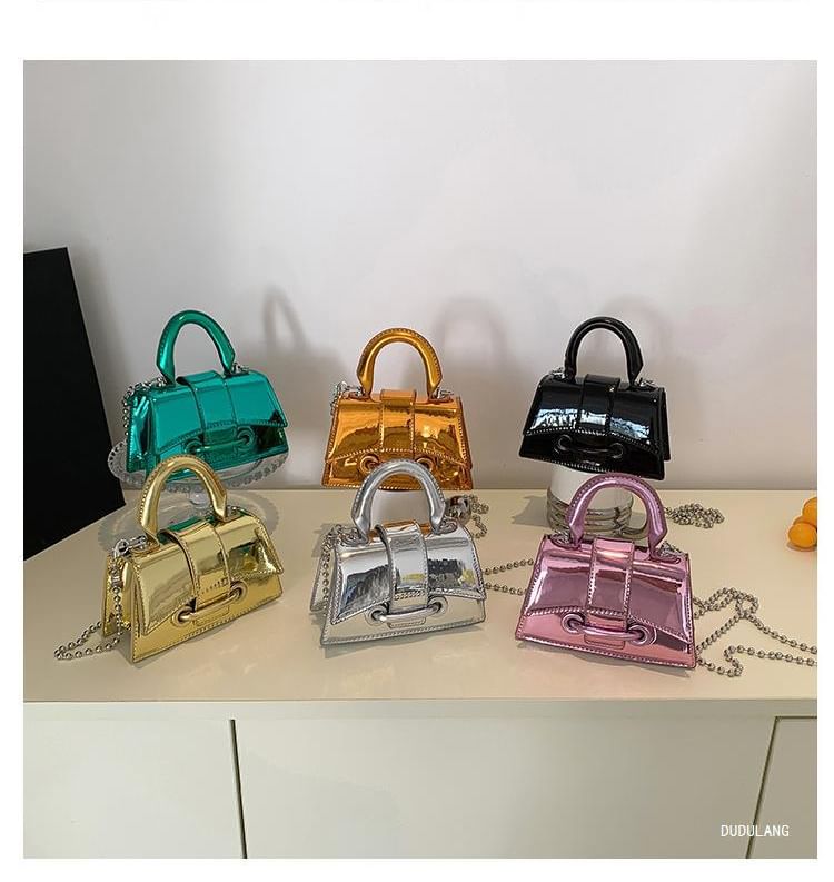 Flap Beaded Bag Crossbody Strap