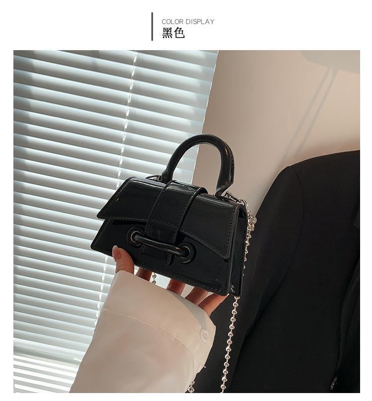 Flap Beaded Bag Crossbody Strap