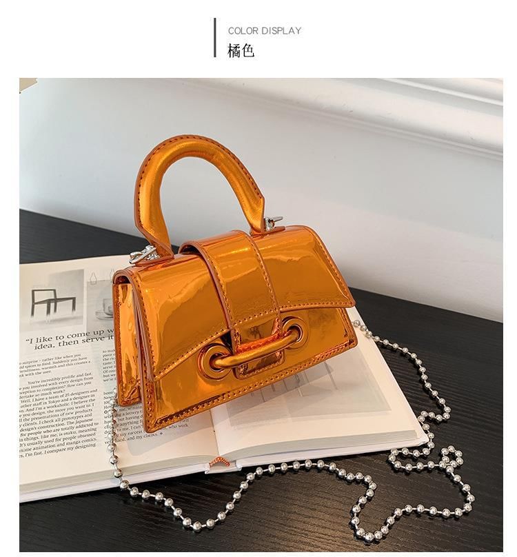 Flap Beaded Bag Crossbody Strap