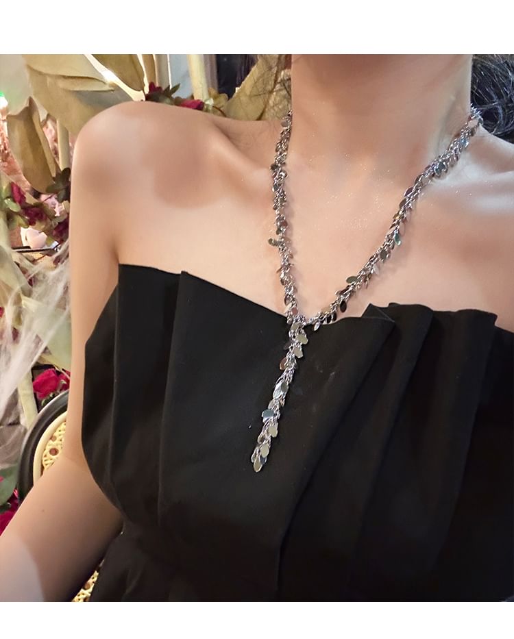 Metal Necklace Sequin