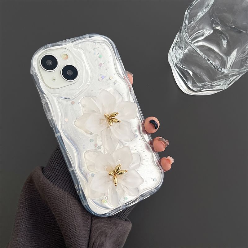 Mirrored Bow Floral Phone / Case