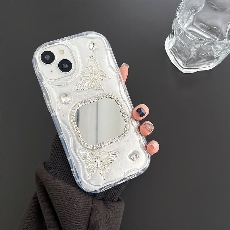 Mirrored Bow Floral Phone / Case
