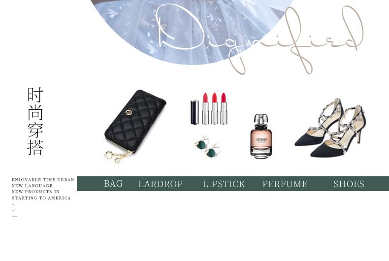 Evening Sequin Embroidered Puff-Sleeve A-Line Flower Gown