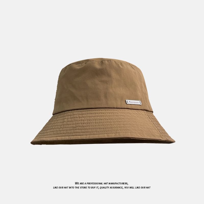 Metal Bucket Plate Hat