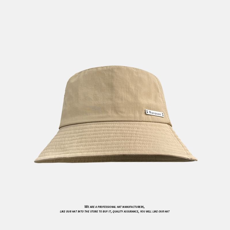 Metal Bucket Plate Hat