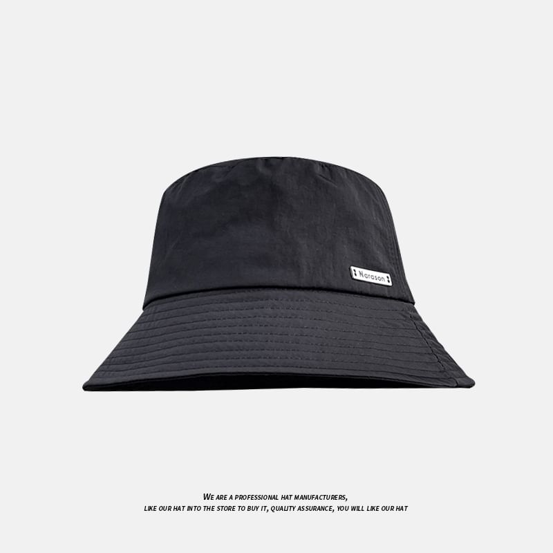 Metal Bucket Plate Hat