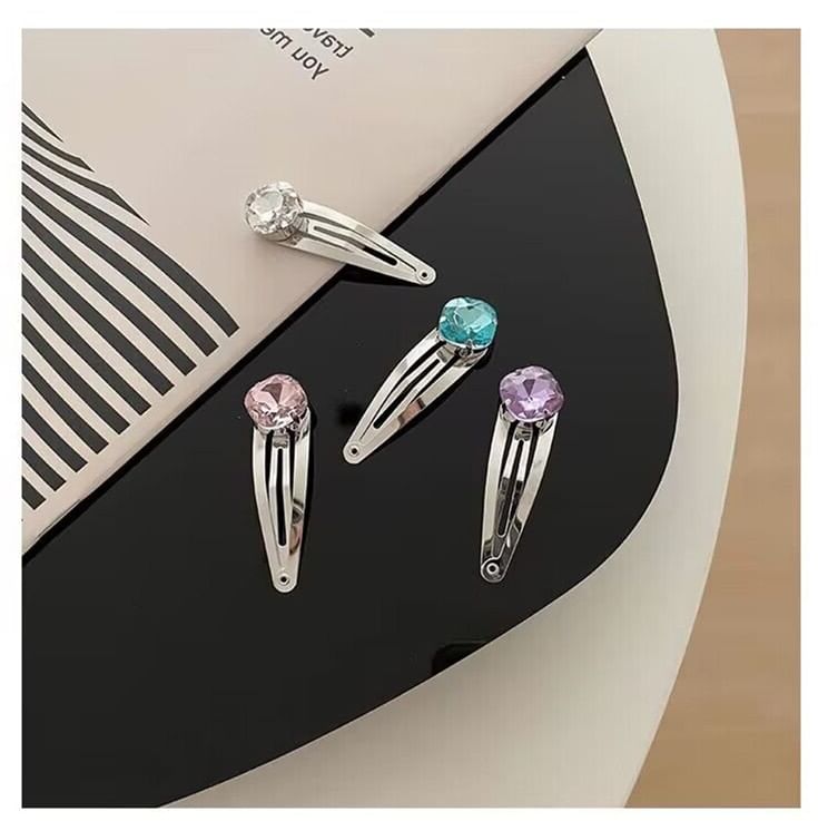 Rhinestone Snap Clip