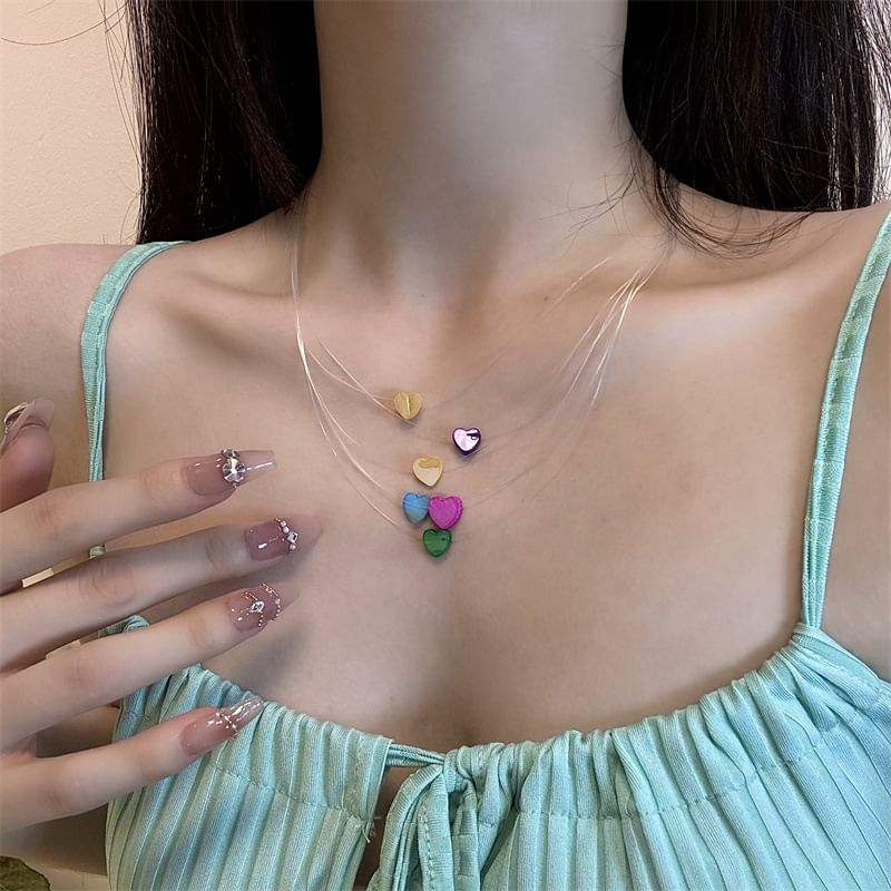 Layered Heart Necklace