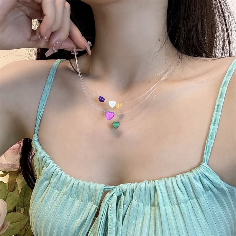 Layered Heart Necklace