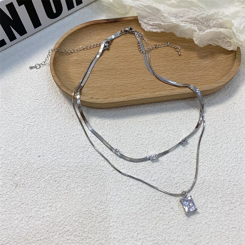 Set of Rhinestone Necklace 2: