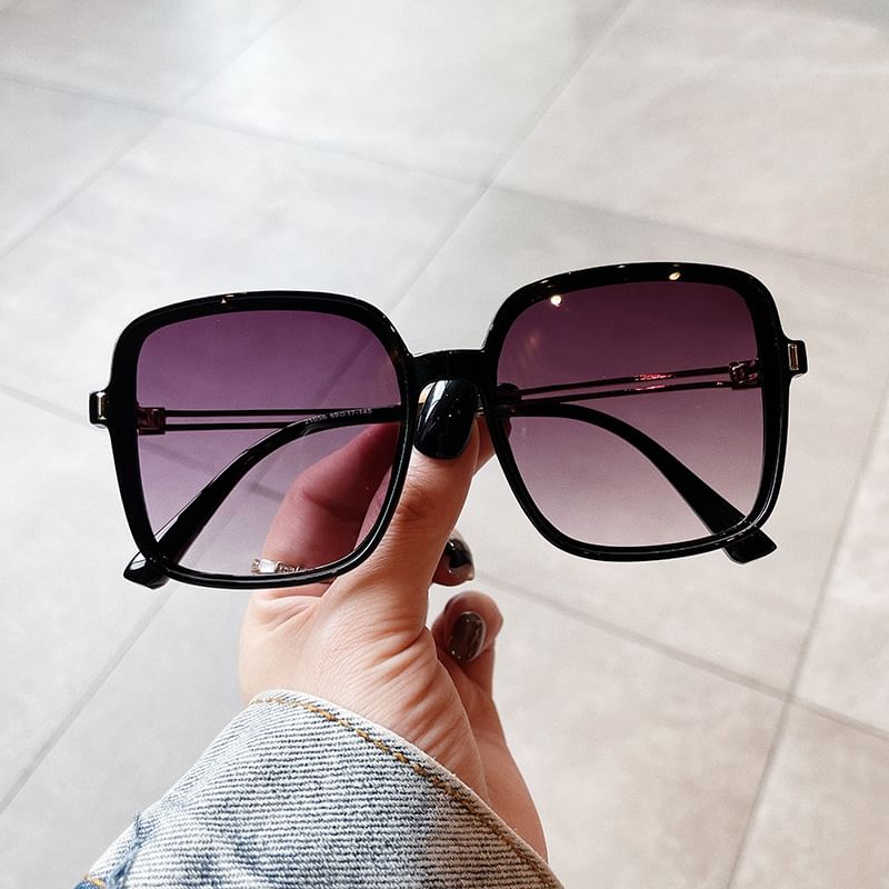 Sunglasses Square Frame Oversized