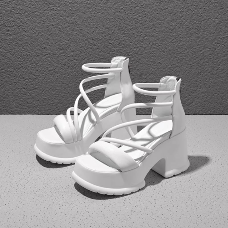 Sandals Lace-Up Platform