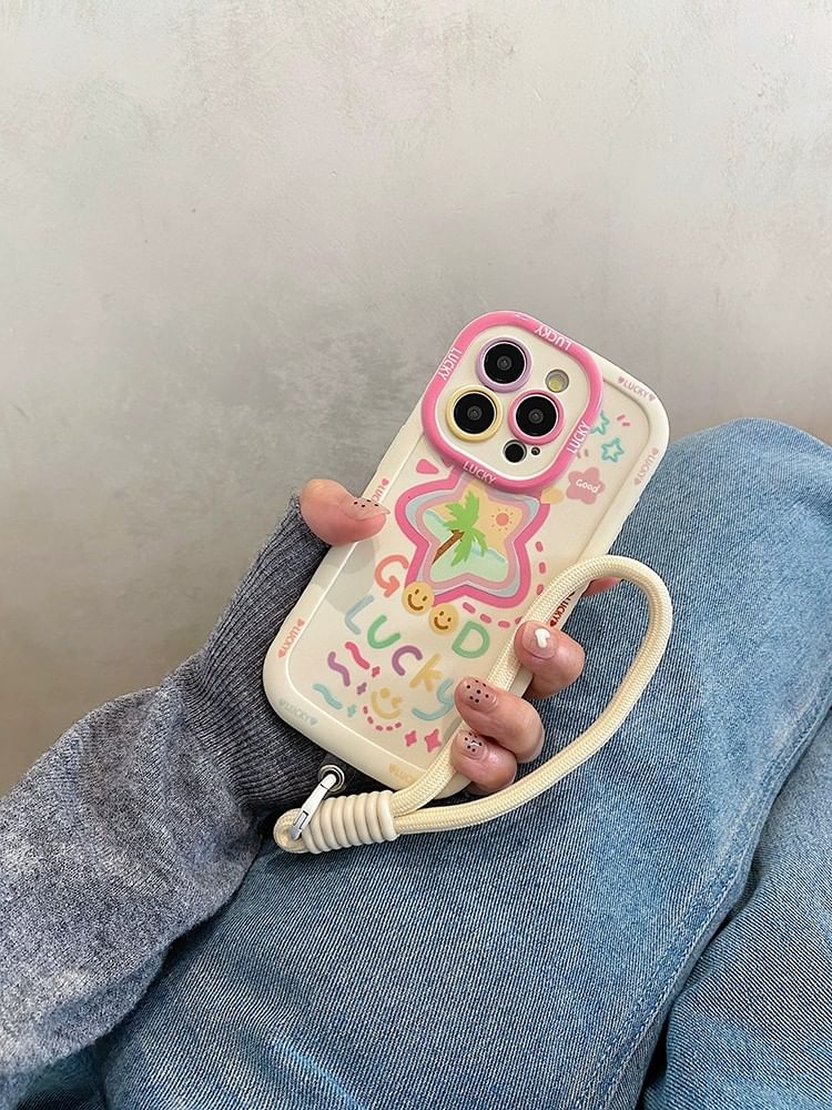 Set Smiley Star Phone Case / Strap