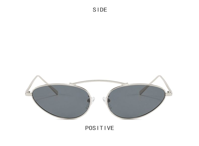 Metal Frame Sunglasses Cat Eye